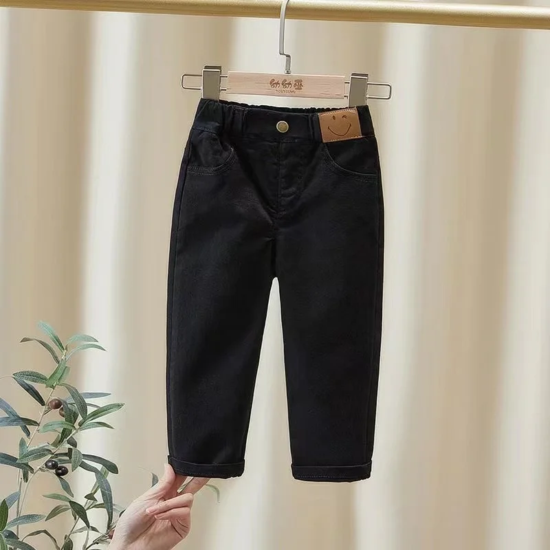 Denim Pants Children Jeans Spring Autumn Casual Girls Boys JeanTrousers Girls Casual Clothes Children Bottoms  2 3 4 5 6 7 Years