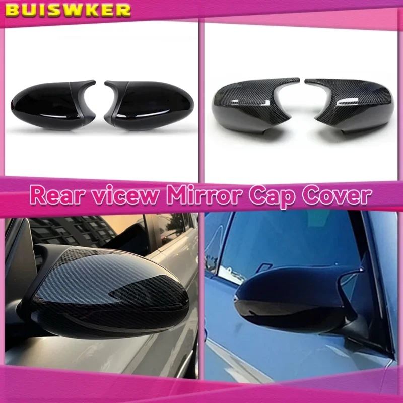 

Replacement Rearview Side Mirror Covers Cap For BMW E90 E91 E92 E93 E81 E87 E82 E88 3 1 Series M Accessories Carbon Fiber Gloss