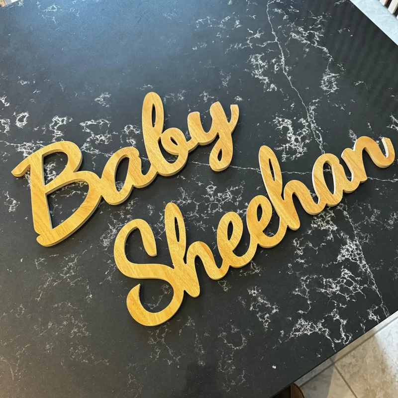 Çocuk Odası Dekorasyonu için Ö - Baby Nursery Name Letters incelemesi ve fiyatı