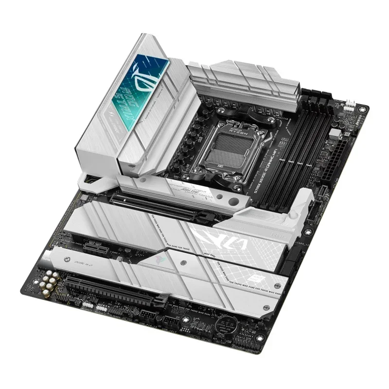ASUS ROG STRIX X670E-A GAMING WiFi 6E Socket AM5 LGA 1718 AMD Ryzen 7000 Gaming Motherboard 16+2 Power Stages PCIe 5.0 DDR5 view 4
