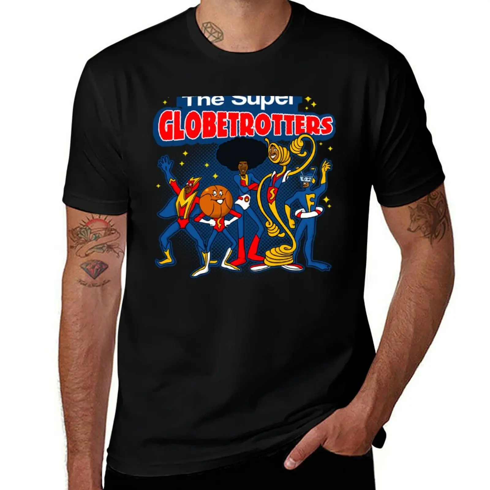 

shirts t Globetrotters shirt man tshirt T-Shirt designer cotton Super t anime
