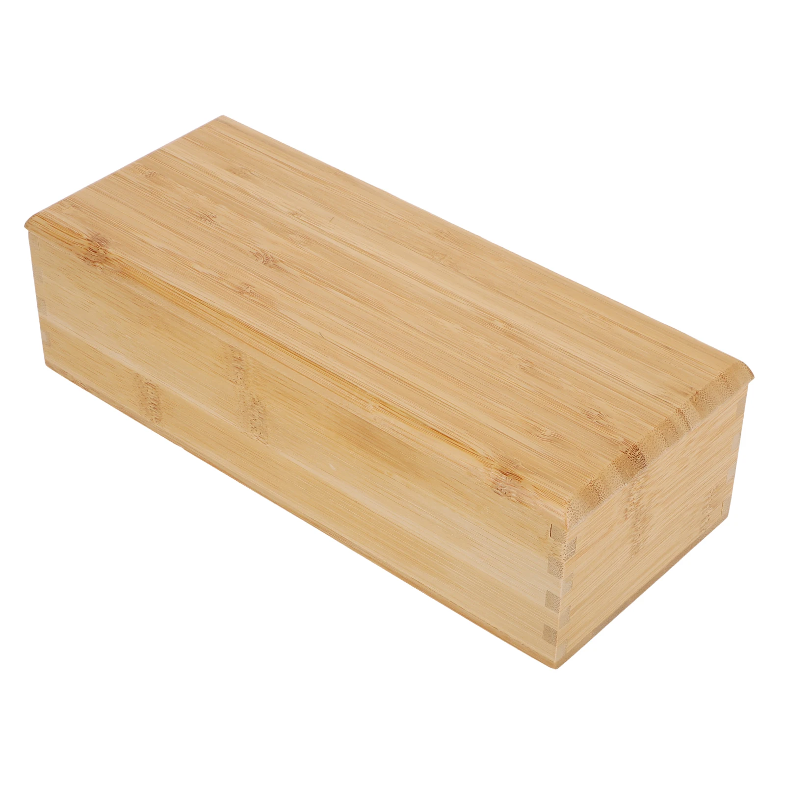

Bamboo Chopstick Box Large Capacity Kitchen Utensil Organizer Drawer Storage Container Versatile Use Tea Cutlery Holder Bamboo