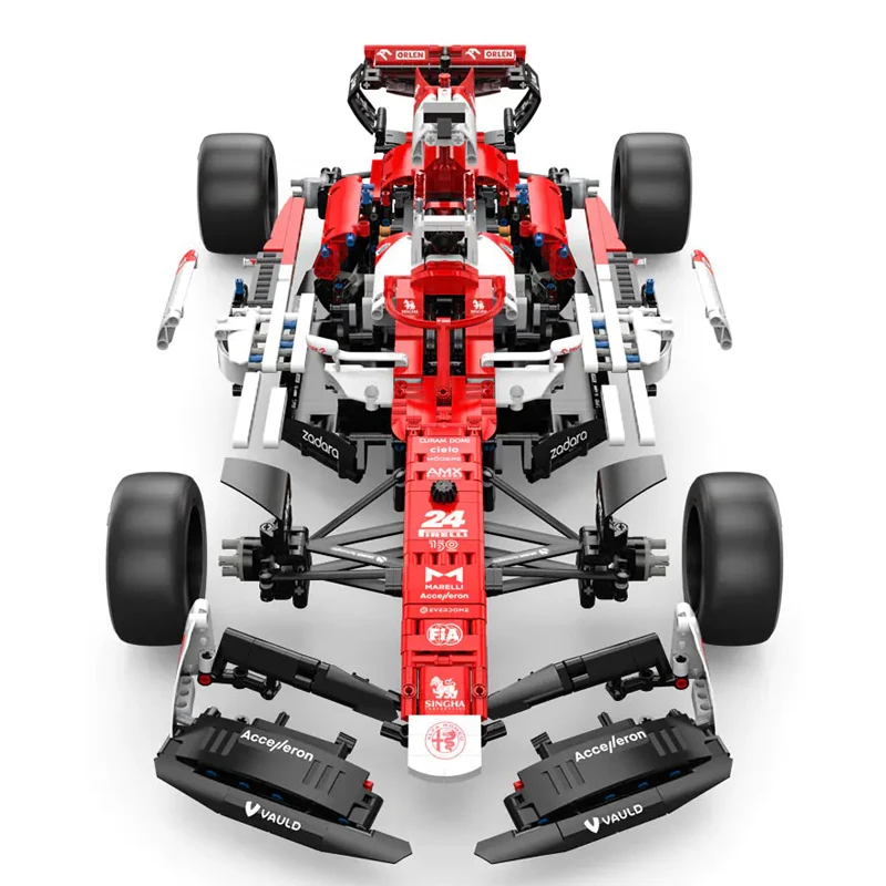 Technical Racing Car Alfa Romeo F1 Team ORLEN C42 2022 Sports Model Car 1:8  Race Cars Building Blocks Brick for Muscle Car Fans