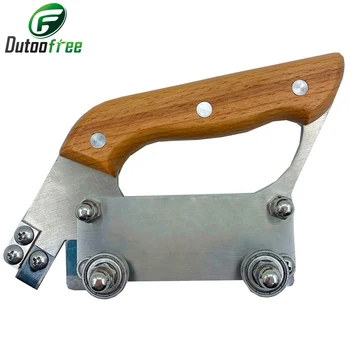 Roda de ranhuramento de piso de plástico pvc com fenda manualmente faca de ranhura máquina de ranhurar piso de vinil cortador de telha tipo u profundidade da lâmina 0-3mm