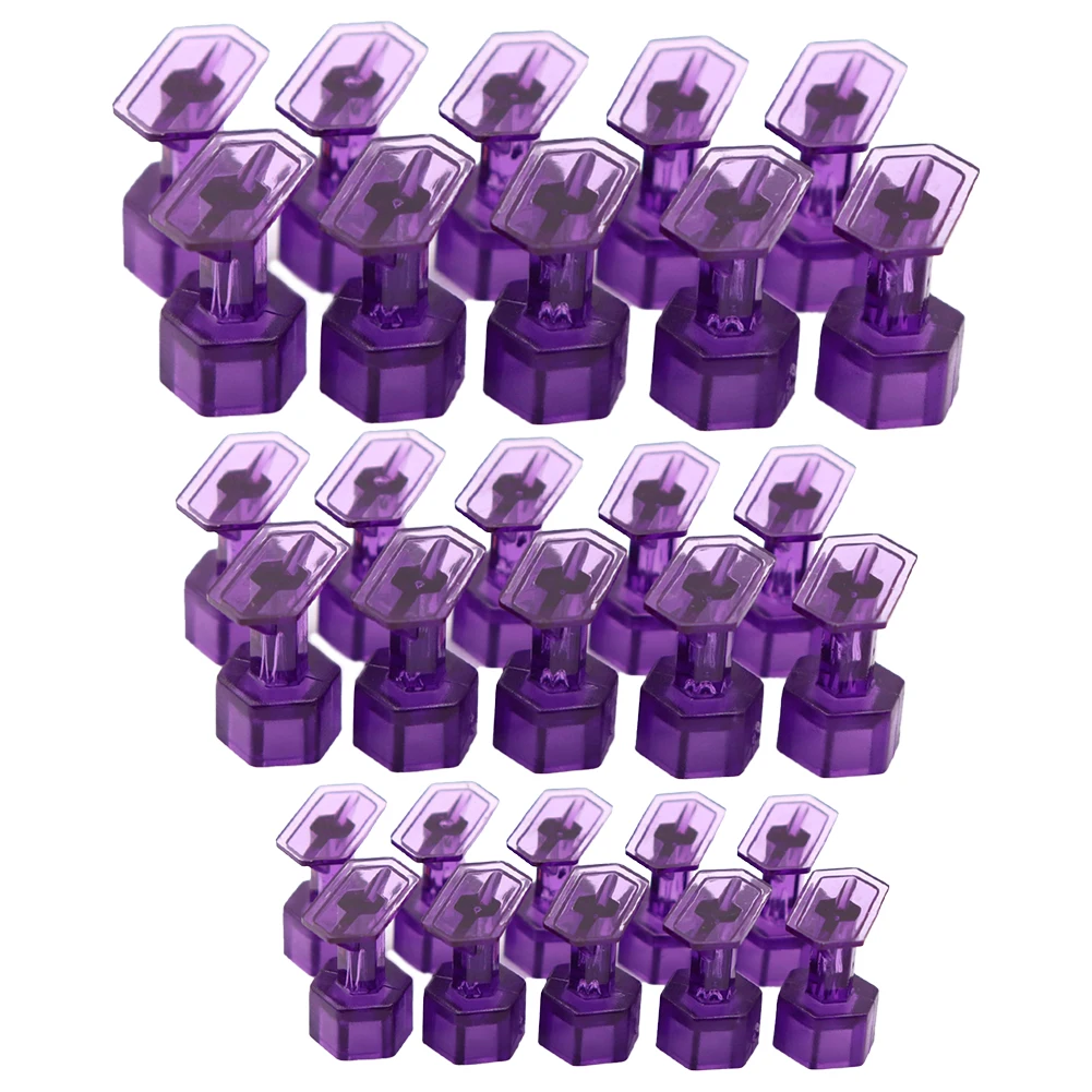 10× Purple Glue Tabs Dent Removal Tools Pdr- Car Dent Removal Tool Paintless Dent Repair Glue Tabs For Car Bodys