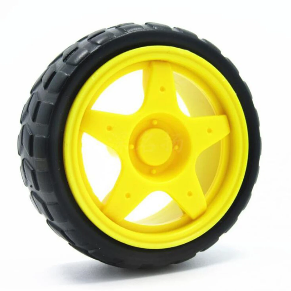 Accessoires de châssis de voiture Robot intelligent, boîte de réduction de moteur Compatible avec direction verrouillable à 360 degrés, 8 pièces