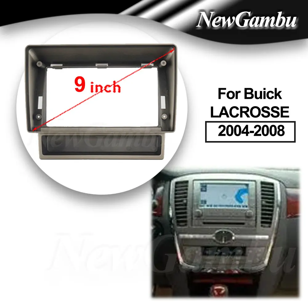 

9-дюймовый автомобильный радиоприемник, подходит для Buick LACROSSE 2004-2008 DVD GPS Mp5 ABS PC, пластиковый корпус для приборной панели