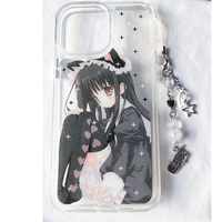 Cartoon Girl Warrior Phone Case For IPhone 16 15 14 13 12 11 Pro XS Max 7 8 Plus Creative Cover Case Funda For Iphone 16 Case