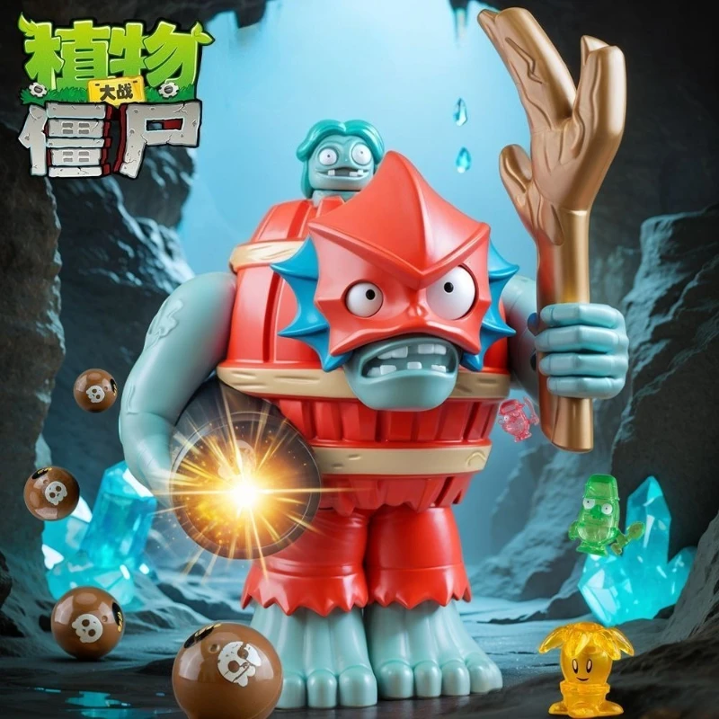 

2025New 7.5''/19cm Plants Zombies Warfare Toy Set Comes with Four Plant-themed Easter Eggs Toys for Boys Kids Gift Collect Model