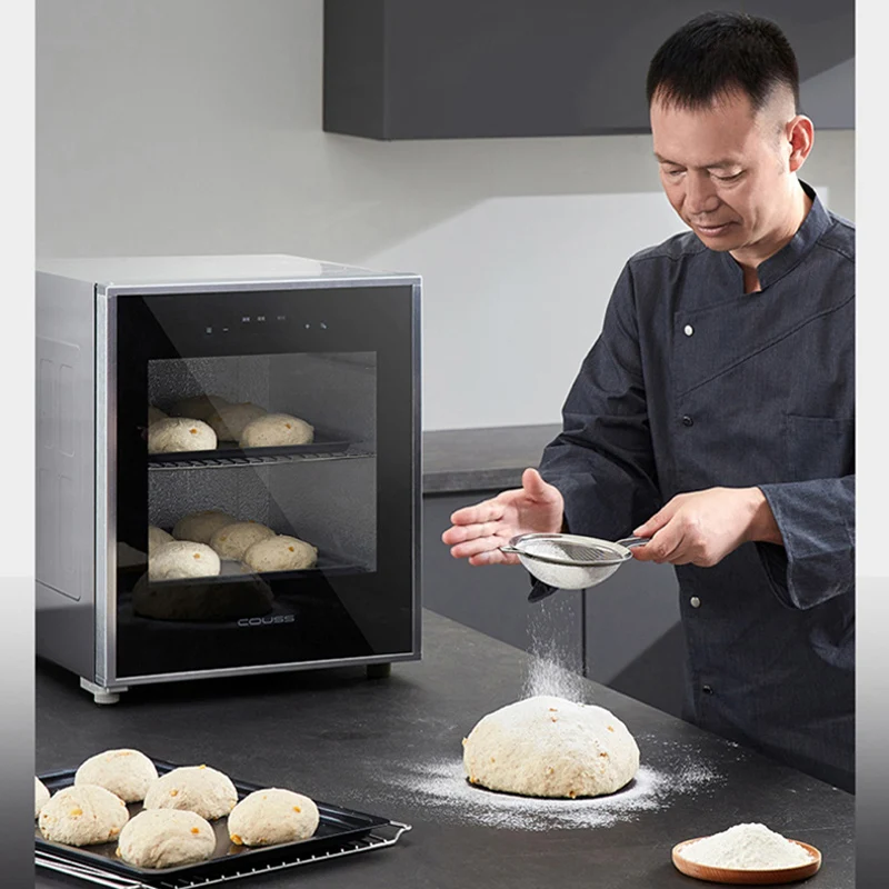 New 70L Dough Bread Fermentation Cabinet Two Layers Electric Yogurt Bread Fermenting Machine Kitchen Use