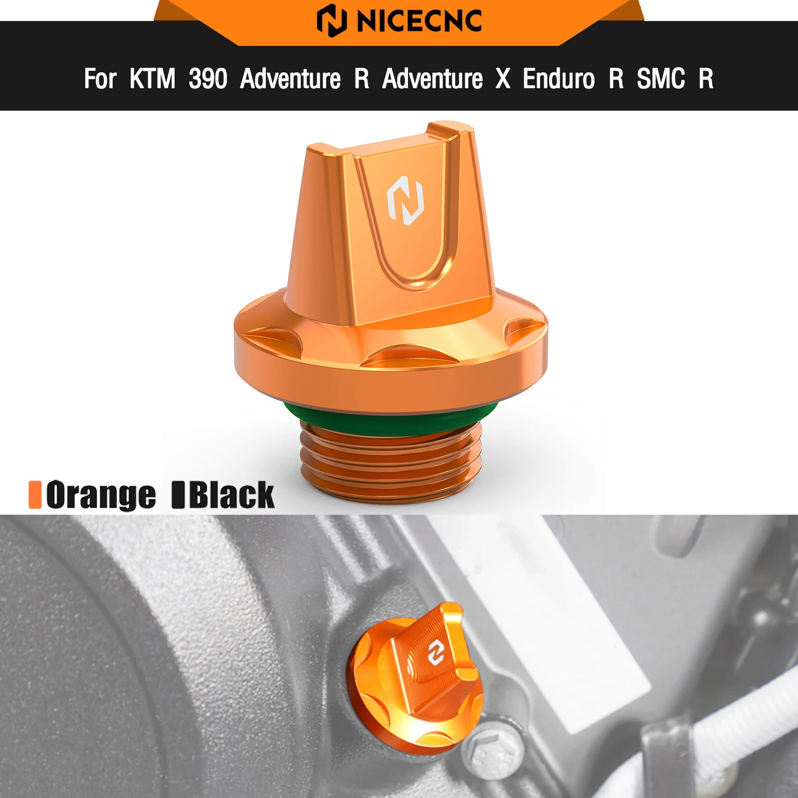 Para KTM 2024-2025 125 Duke 250 Duke 390 Duke tapa de llenado de aceite de motor 390 Enduro R SMC R 390 Adventure X 390 Adventure R 2025