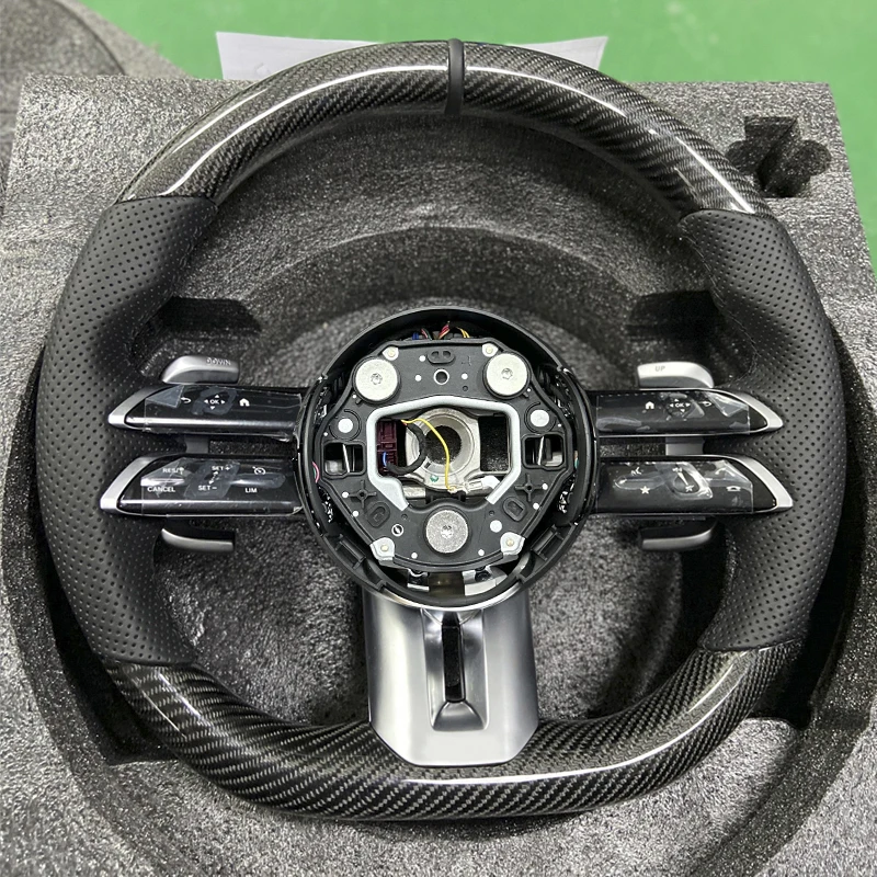 Steering wheel fit for GT C43 C63 E43 E63 S63 W190 C190 W205 C205 W166 W167W177W213 W217 C217 W222 W223 W253 W257 W292 W463 W464