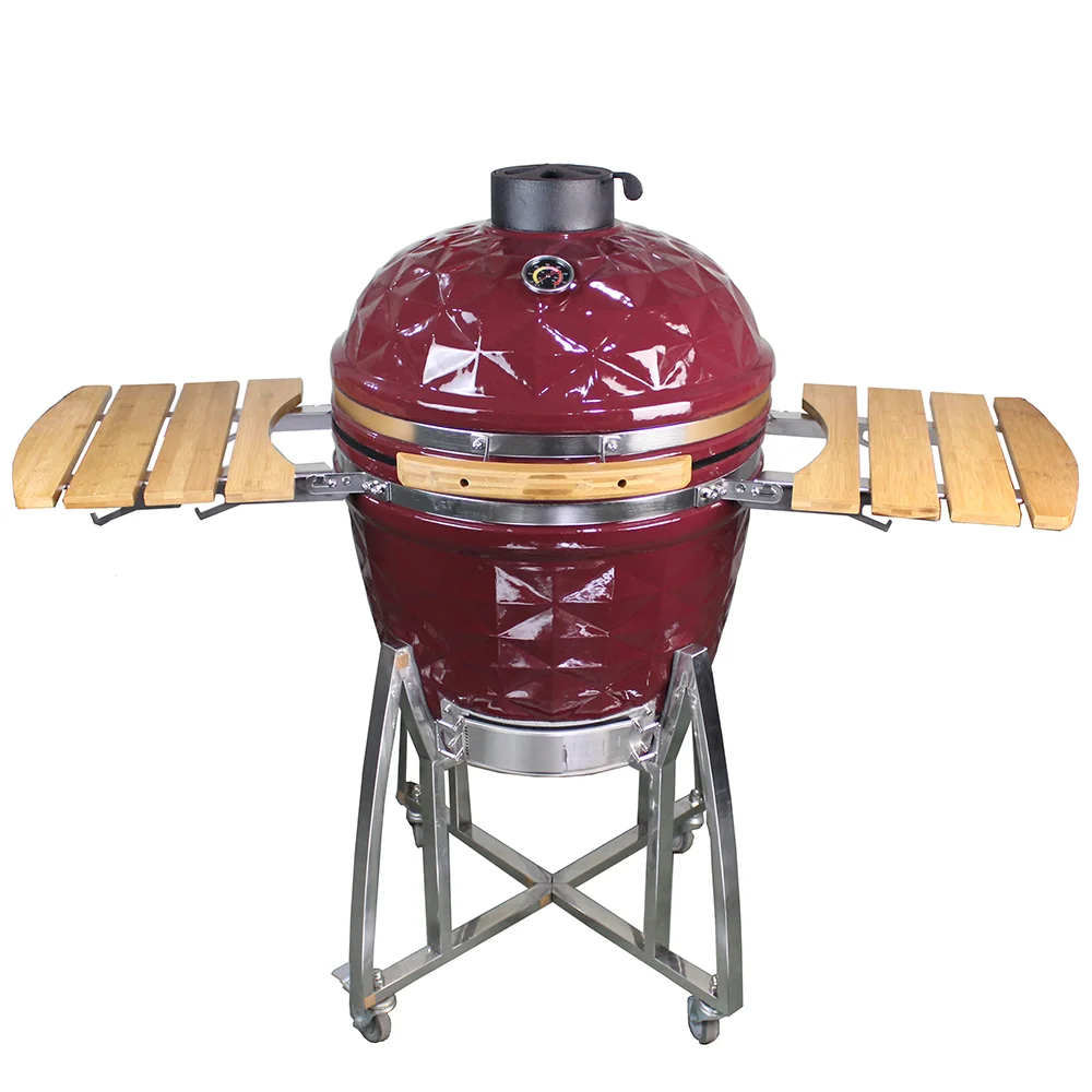 

Открытый сад зеленый черный красный оптовая продажа Auplex керамический Камадо 22-дюймовый гриль-барбекю