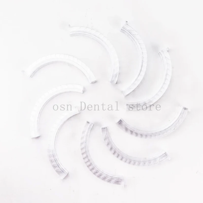 50Pcs Disposable Dental Lab C Type Chuck Clip CAD/CAM Milling Machine Accessories Zirconia Block Disc C Clamp Holder