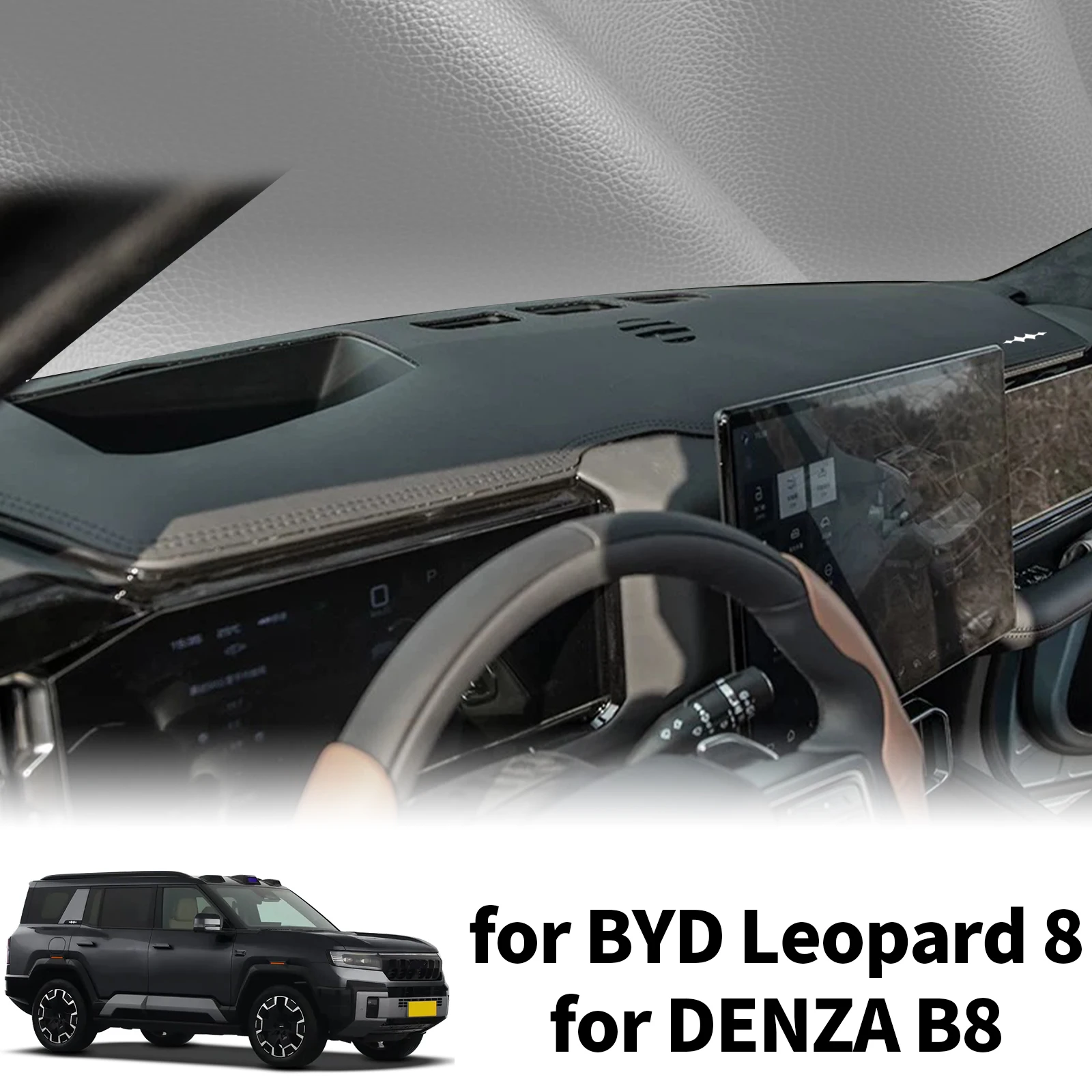 

fit for BYD Equation Leopard 8 2025 2026 DENZA B5 Car Dashmat Dashboard Cover Pad Protective Carpet DashMat Sunshade Accessories