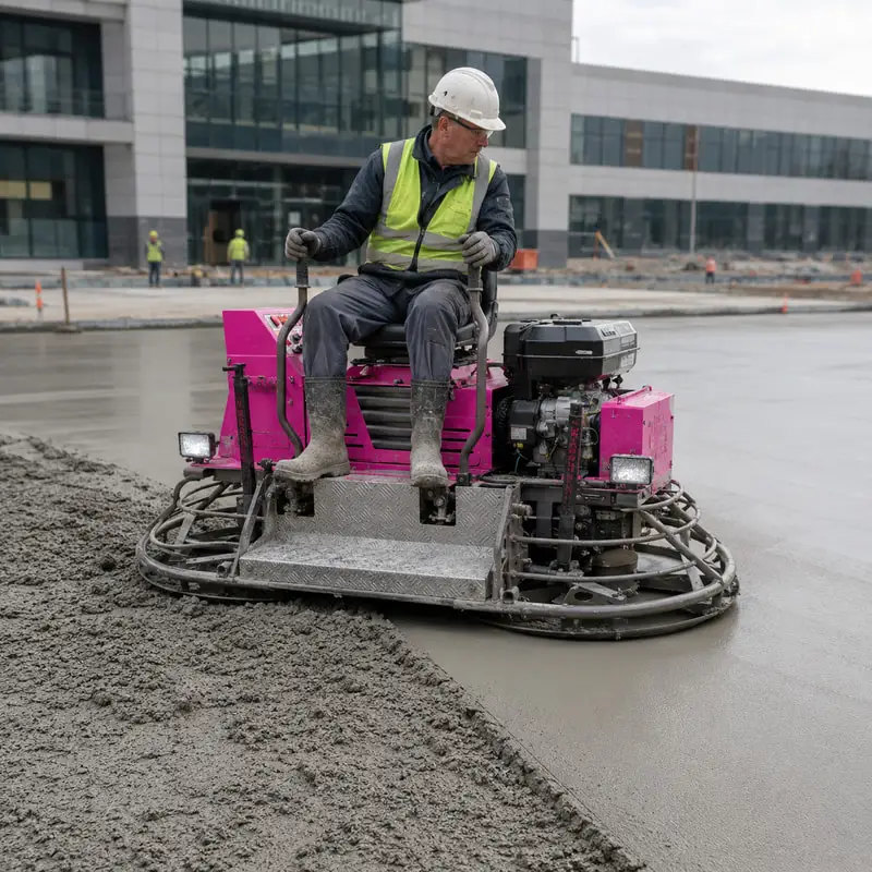 Ride on Floor Trowel Customized Productive Ride on Trowel Machine for Logistics Center Slabs with Comfortable Operator Seat