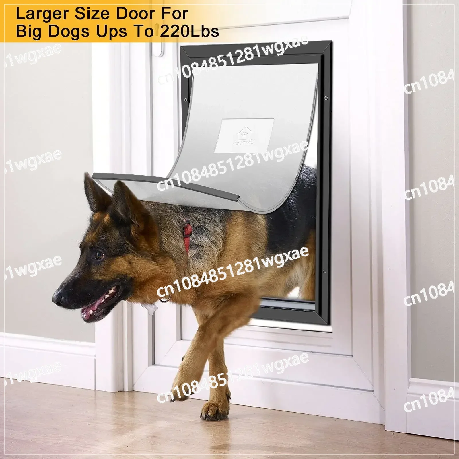 

Aluminum Alloy Medium and Large Cat and Dog Pet Entrance and Exit Holes, Outdoor Free Two-way Wooden Doors, Glass Doors