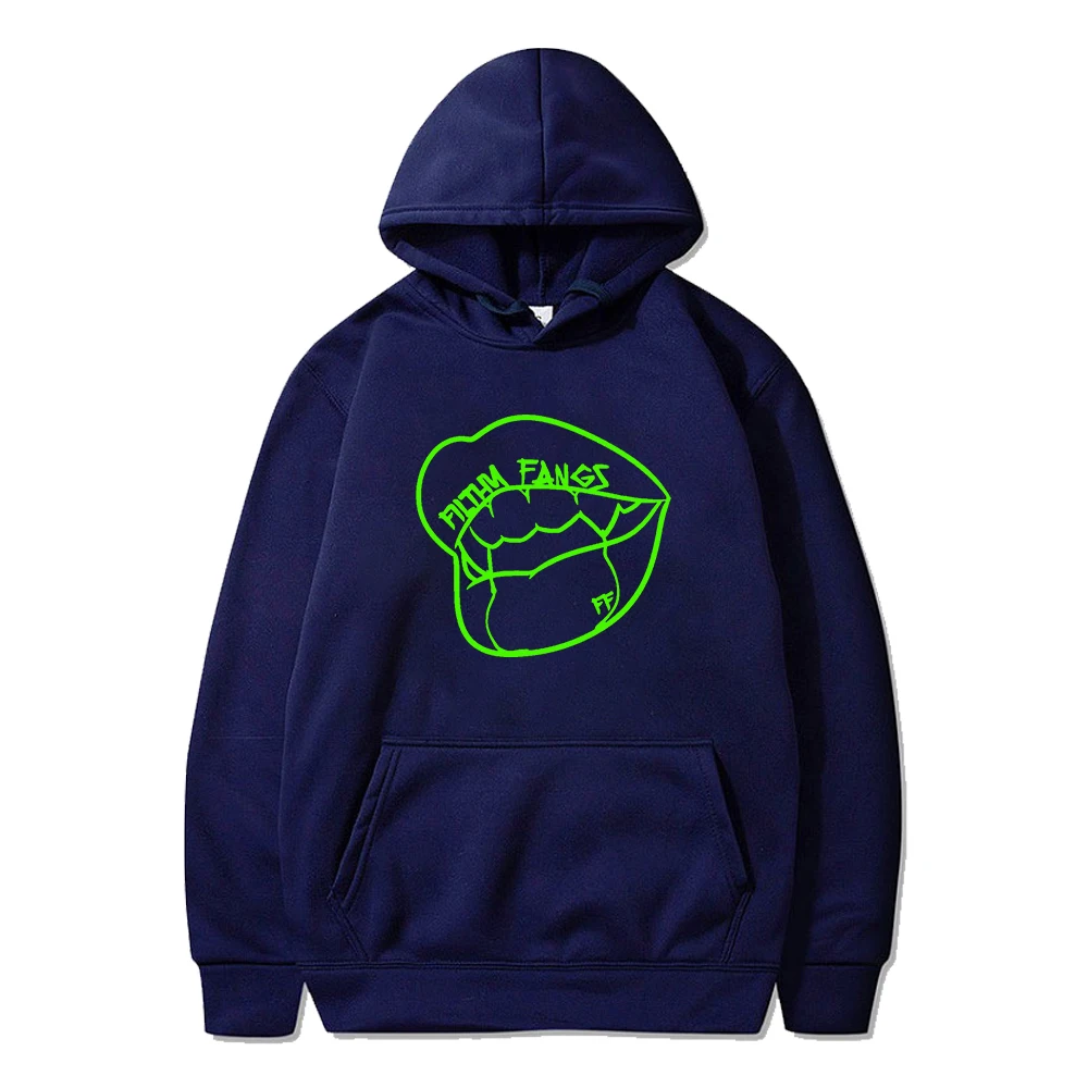 Bella Thorne Filthy Fangs Hoodie Unisex Long Sleeve Streetwear Men Women Hooded Sweatshirt 2023 Hip Hop Fashion Clothes