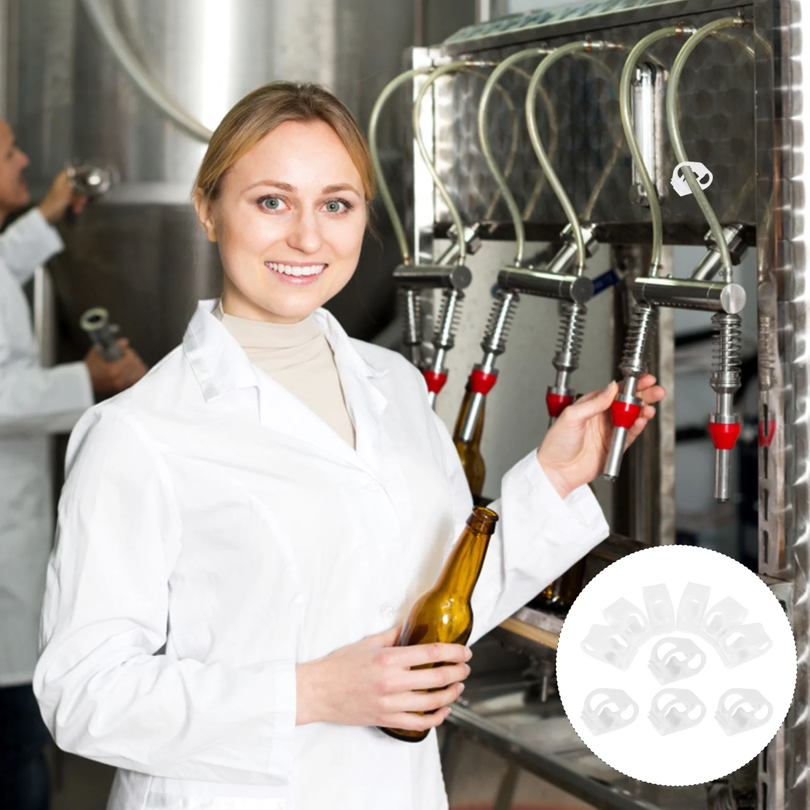 

10 шт. силиконовых хомутов для шлангов, сверхпрочные регуляторы потока, зажимы для трубок, контрольный зажим для сифона, для пивоварни, аквариума, стеллажей