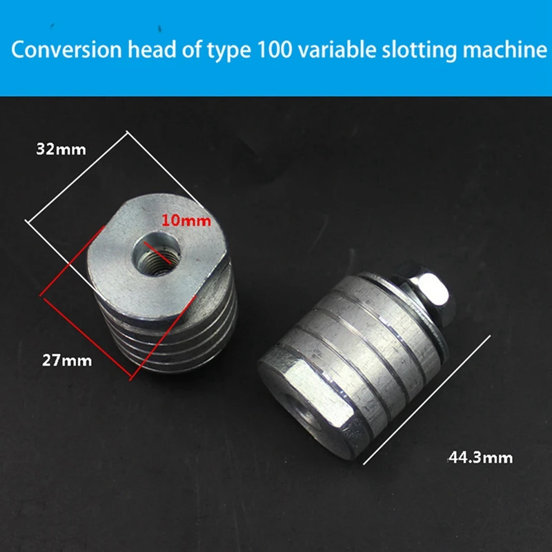 TOP 2X Angle Grinder To Grooving Machine Adapter,M10 Converter Screw Drill Adapter For Modification