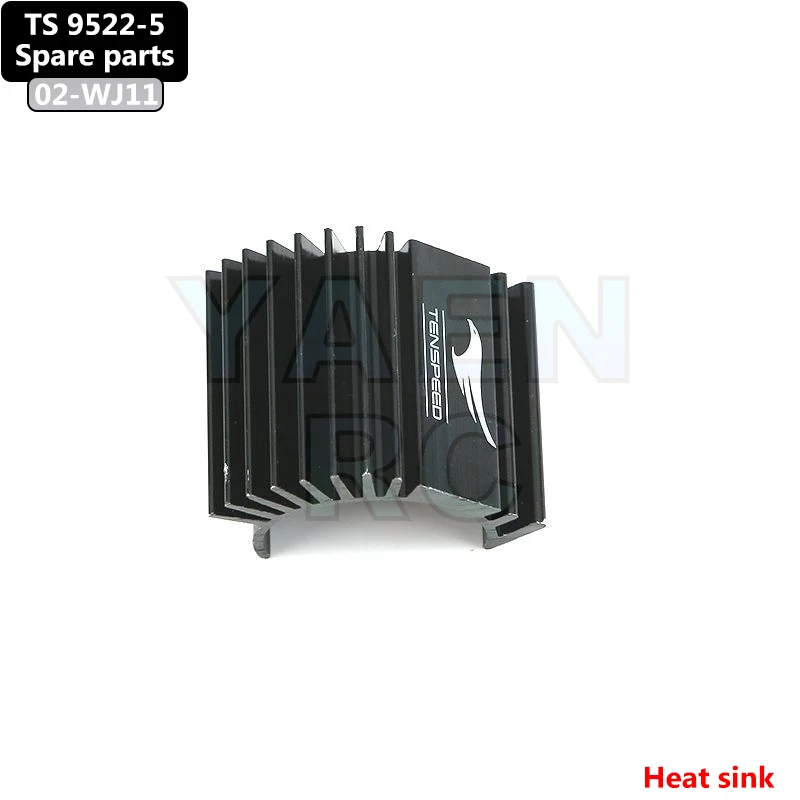 

1/14 TS 9522-5 RC Car Original SpareParts 02-WJ11 Heat Sink Suitable for TS 9522-5 Brush Brushless Car Accessories