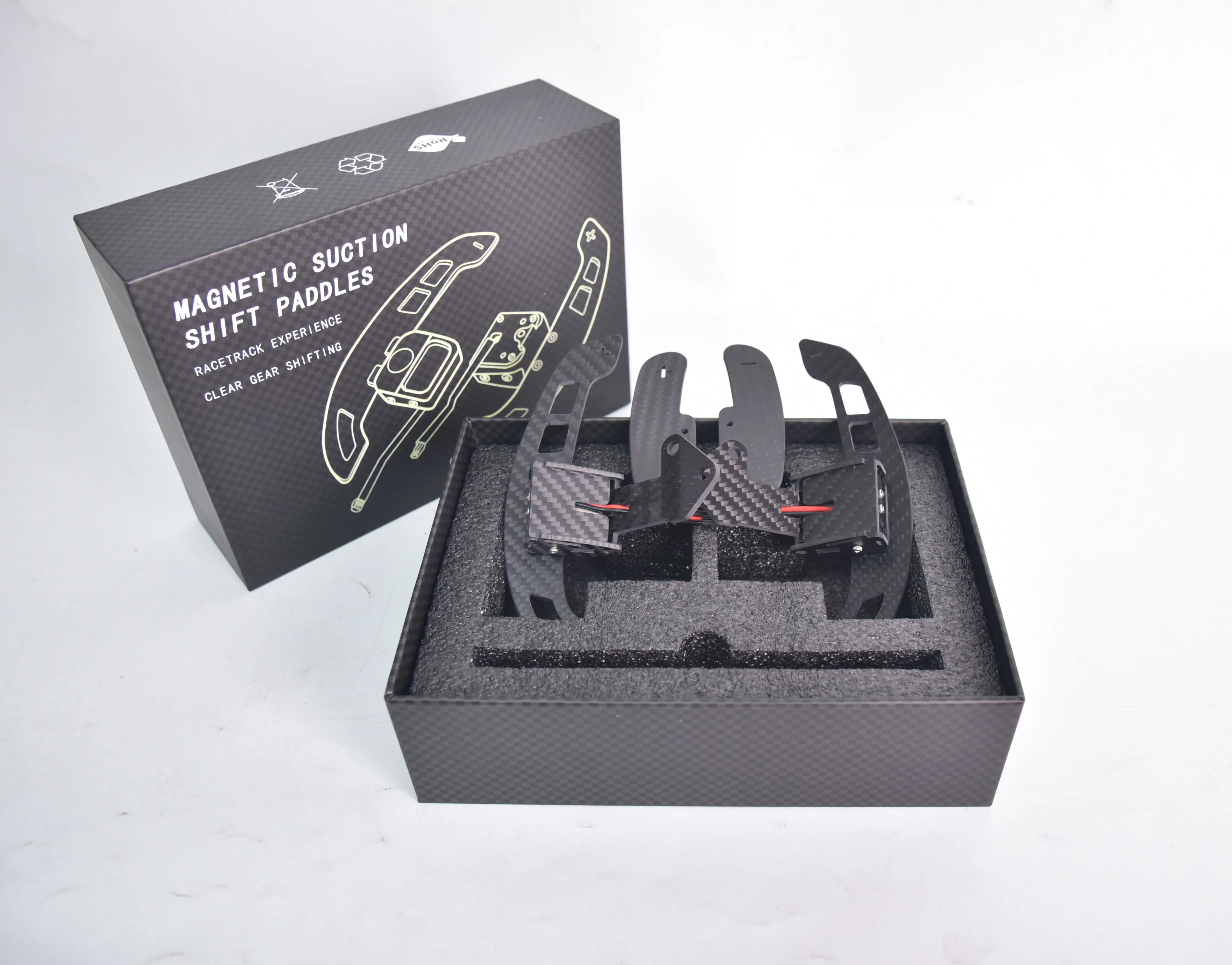 Newly Upgraded Carbon Fiber Magnetic Shift Paddles Enhance Driving Experience Suitable for Lexus NX ES IS GS LC LS RX LX