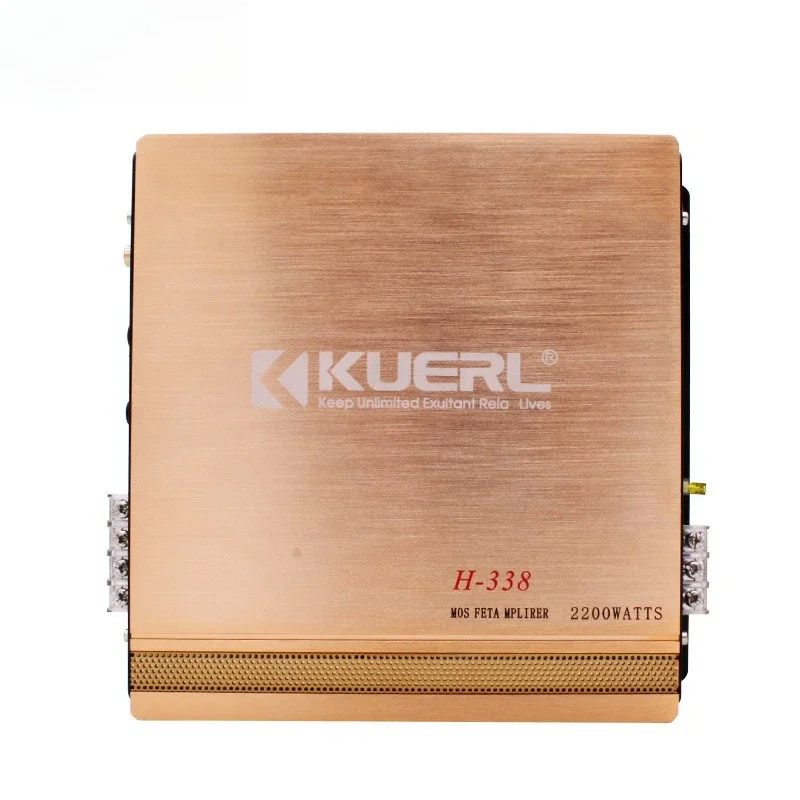 2025 سيارة الصوت عالية الطاقة تعديل السيارة 2-قناة اتجاهين سيارة مكبر كهربائي سبائك الألومنيوم المصبوب