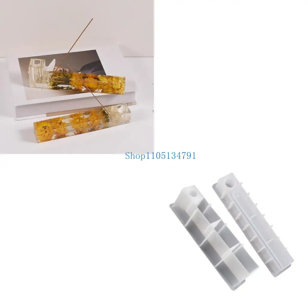 

98 -километровый прямоугольный зеркальный формы, литья силиконовая плесень, подходящая для подсвечника