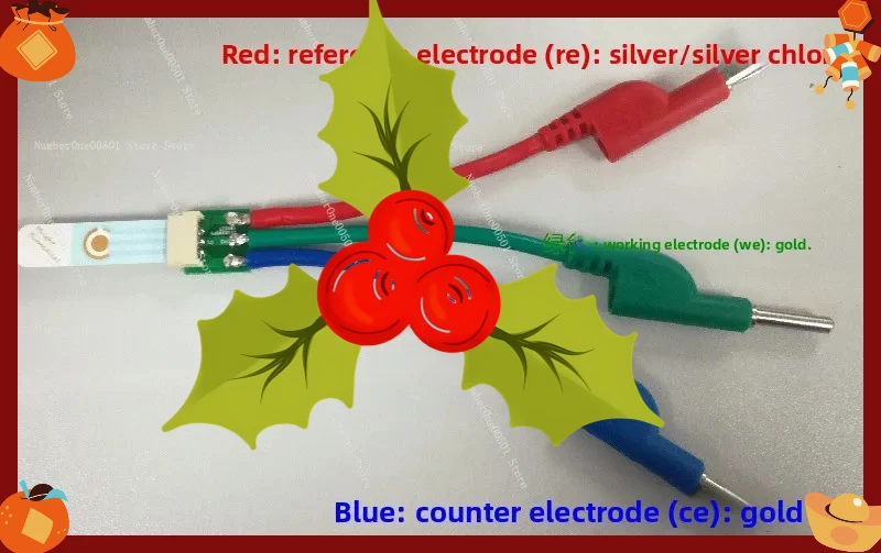 

Electrode Adapter Three Electrode Universal Interface Potentiostat Connector Cable Box