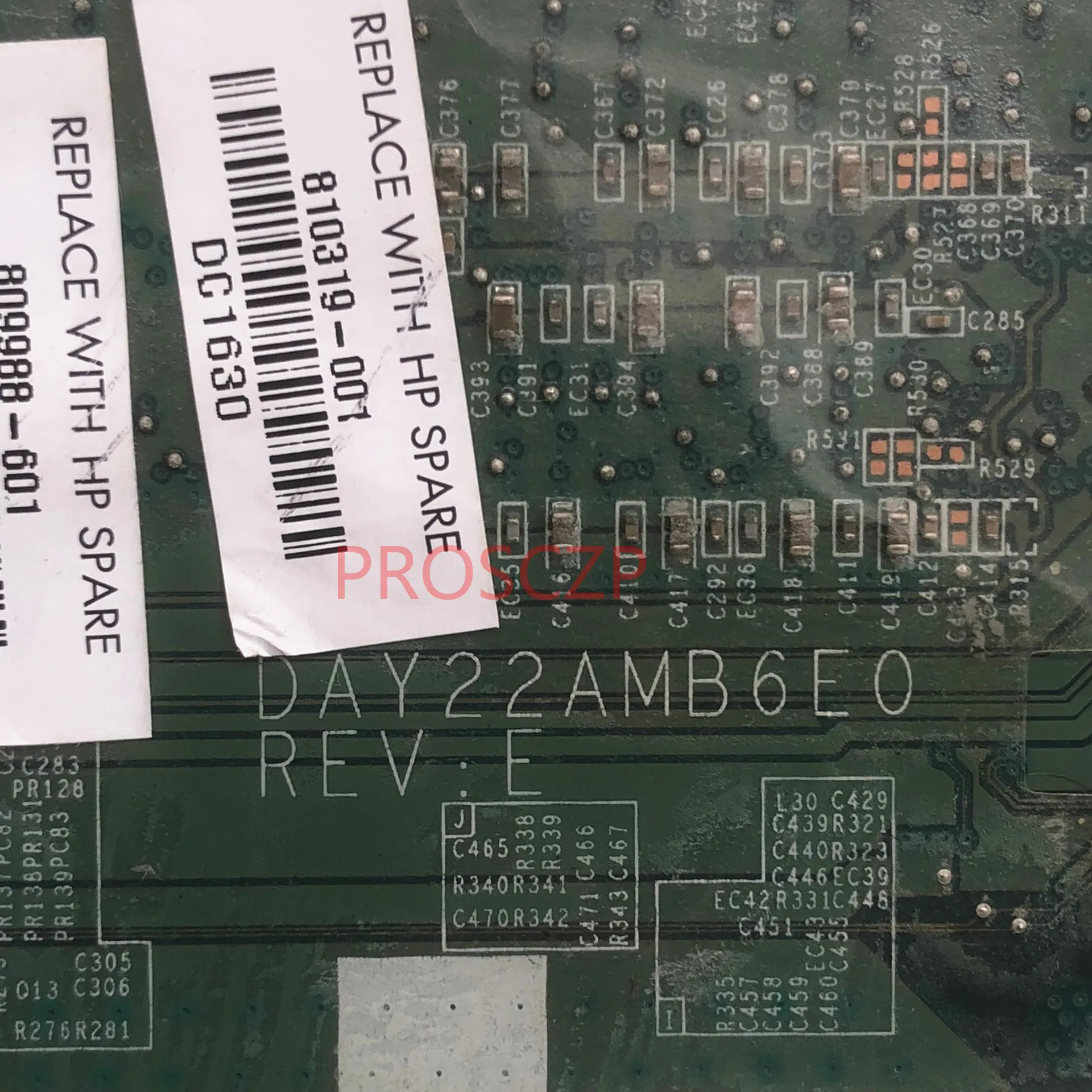 Placa base 809988 -601 809988 -001 810319 -001 para la placa base del ordenador portátil HP Pavilion 17-P DAY22AMB6E0 DDR3 W/E1-6010 CPU 100% prueba completa