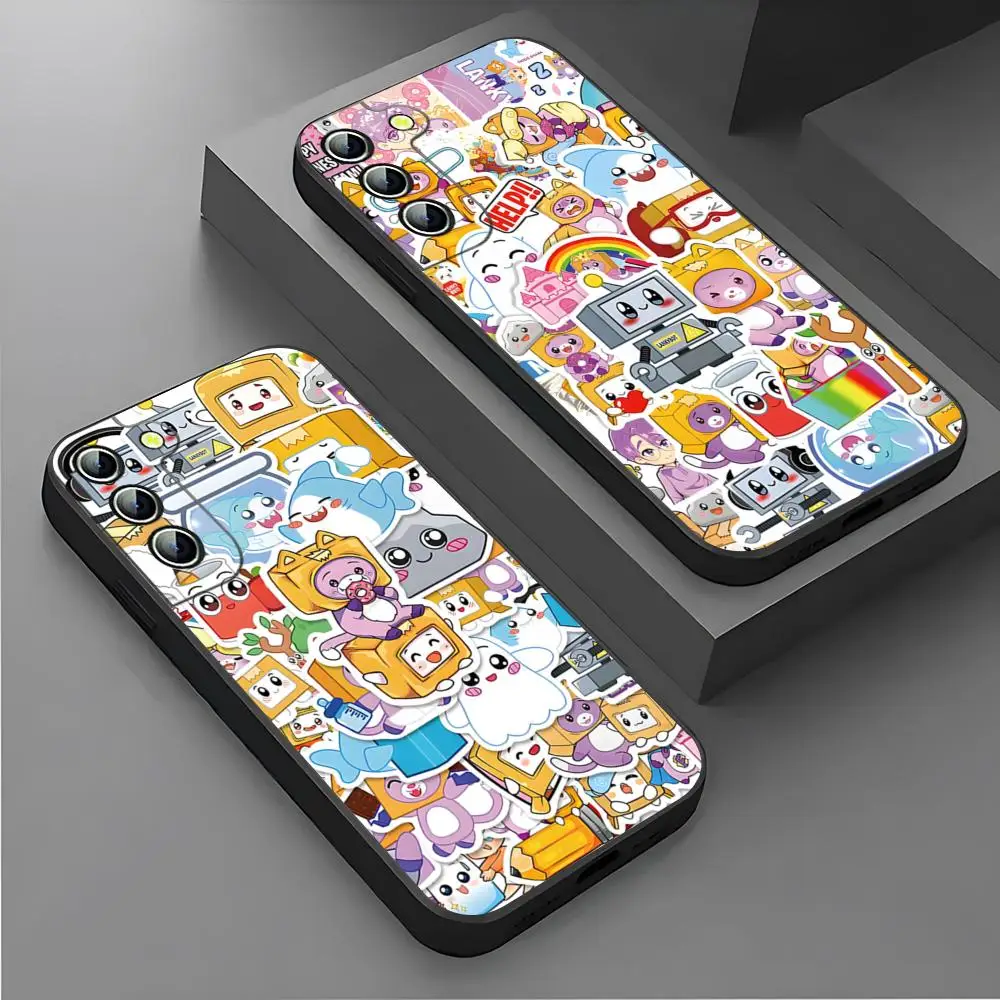 Чехол для телефона Lankybox Foxy Boxy Toys для Samsung S26 S25 Ultra S24 S22 S23 Fe S21 Plus A54 A37 A16 A53 A57 A17, задняя крышка