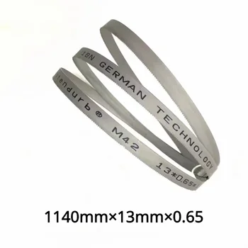 Metalleri kesmek için 1140mm M42-Bi Metal şerit testere bıçakları 1140x13x0.65mm 14/18TPI ağaç İşleme aleti