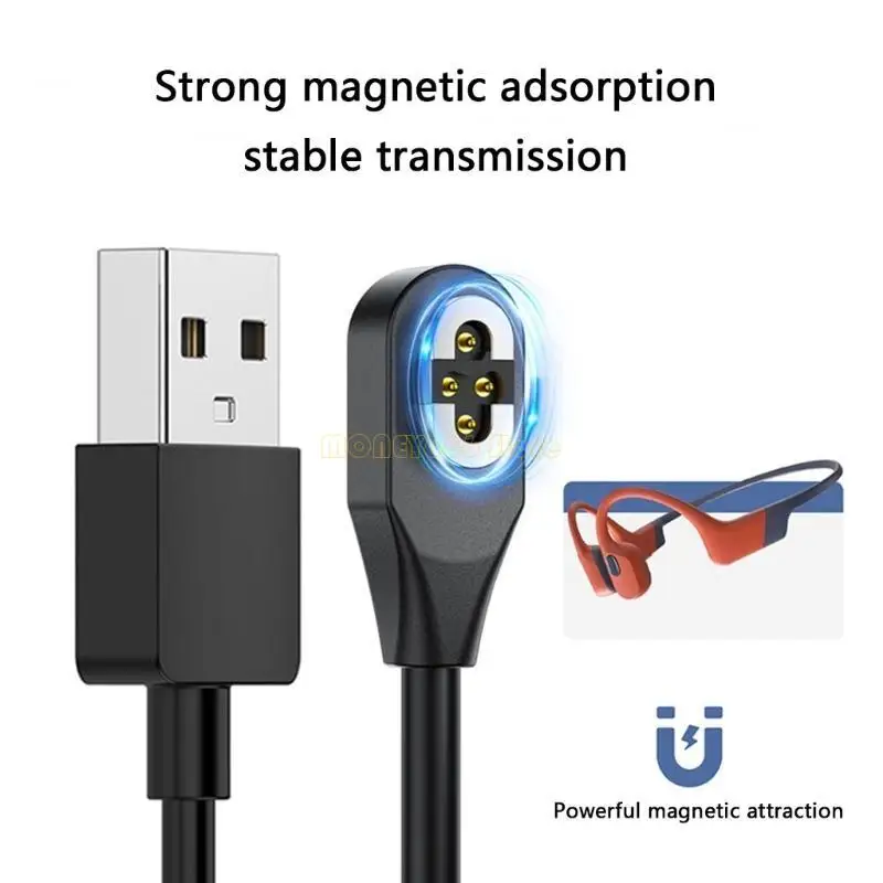 OpenSwim S710에 대한 자기 부착이있는 F62C USB 충전 코드 전원 어댑터