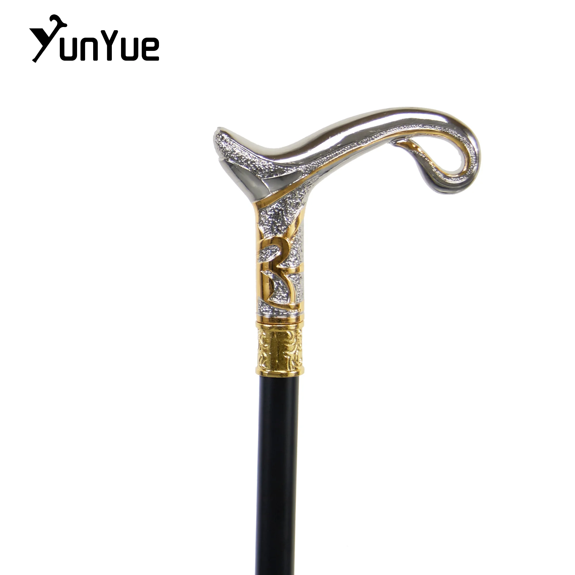 Weißgold, magische Lampe, modischer Gehstock, Kunst, dekorativer Gehstock, Gentleman, elegante Krücken, Cosplay, Film-Requisiten, Krücke 93