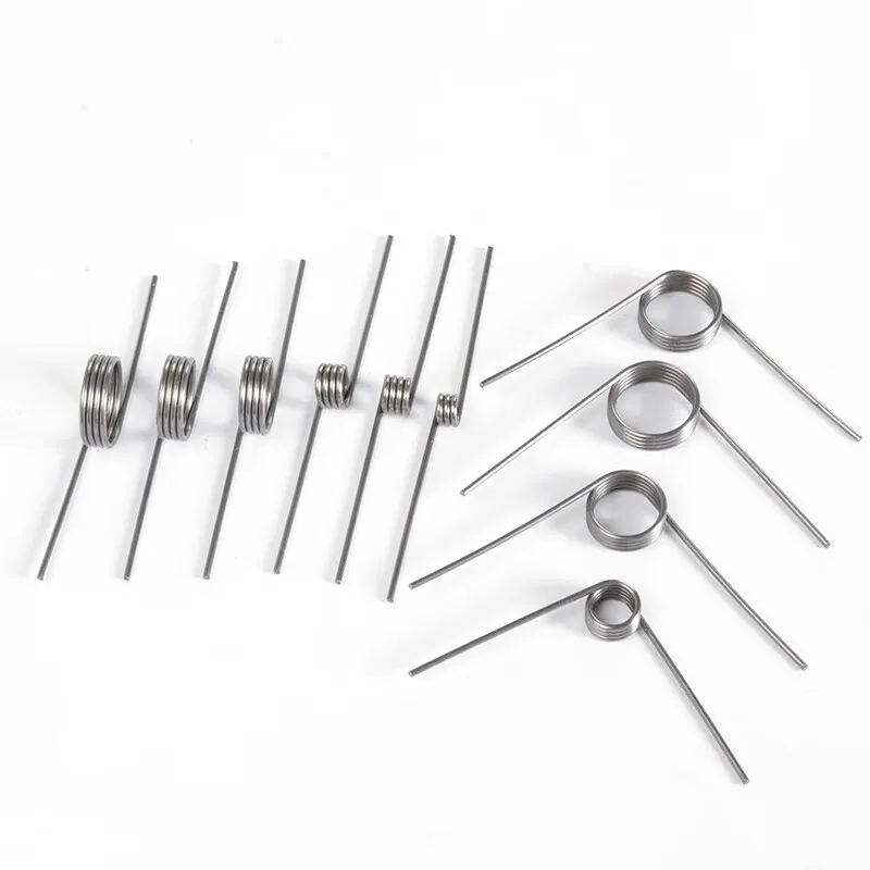 0.5 Wire Diameter Stainless Steel Small Torsion Spring Torsion Hairpin Spring 60/90/120/180 Degree V-shaped Customizable 2Pcs