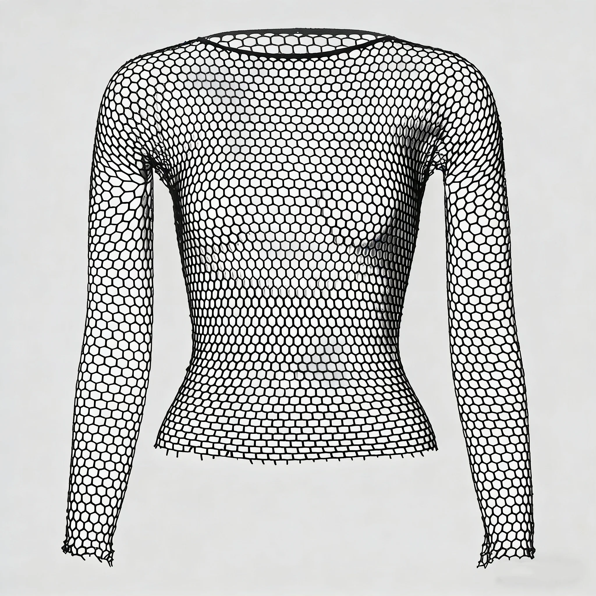 

Мужские модные эластичные майки, сексуальное нижнее белье, костюмы, эластичные сетчатые дышащие майки с длинными рукавами, прозрачные рубашки-топы