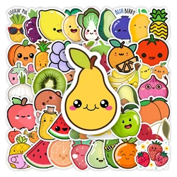 Cute Cartoon Fruit Vegetable Stickers DIY Kids Gift Decorative Decals for Laptop Photo Journal Scrapbook Luggage Waterproof