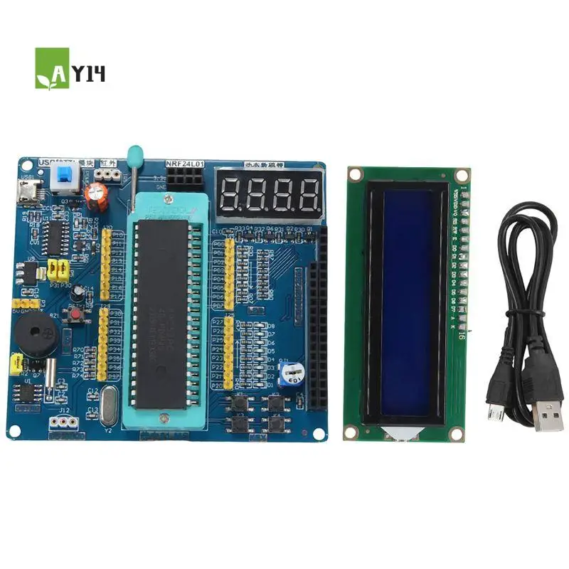 

AY14 -HC6800-MS Development Board Module Microcontroller Mini System Board Learning Board STC89C52 Development Board Module