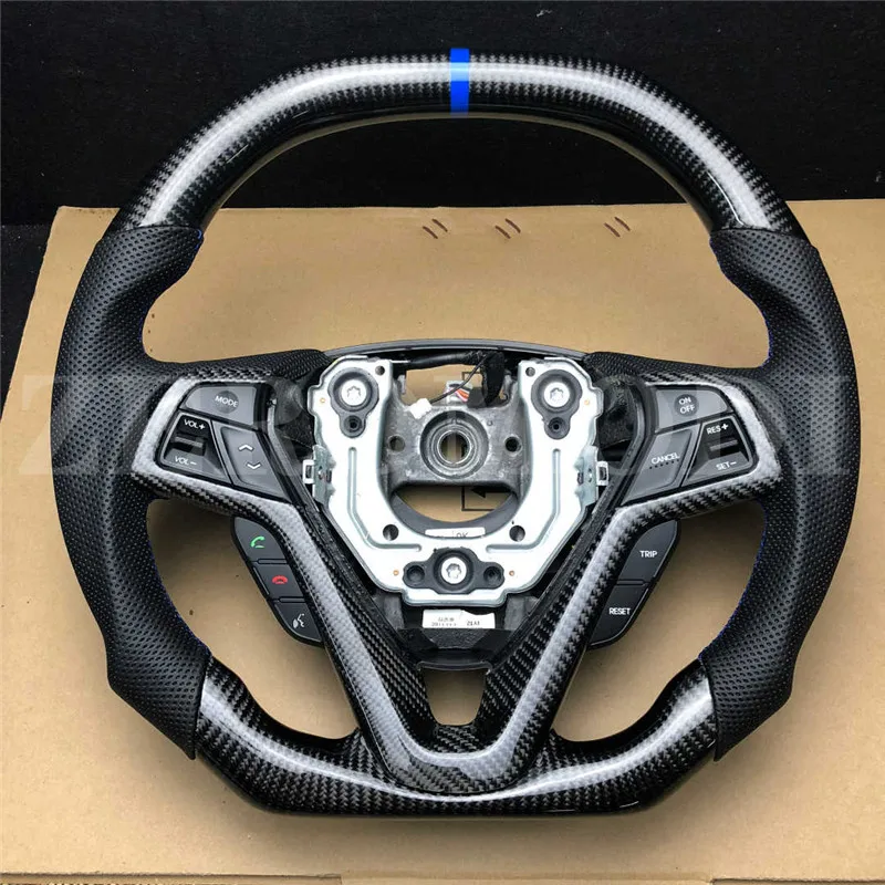 Carbon Fiber Steering Wheel Customized For Hyundai Veloster 2011 2013 2012 2014 2015 2016 2017 2018