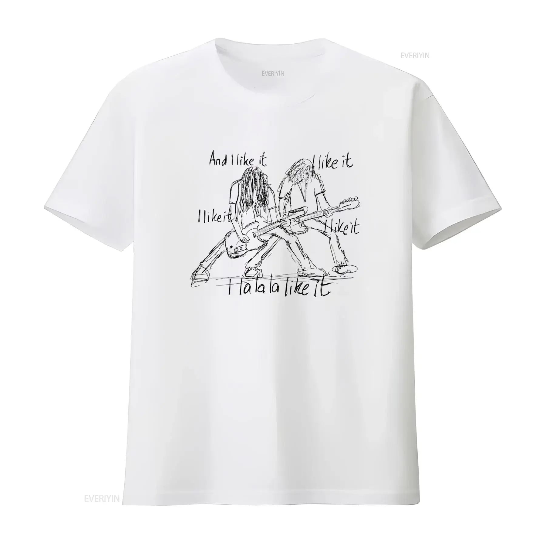 Camiseta de Hombre con Diseño de Guitarrista de Banda de Rock, Estilo Status Quo, Aprobada por Fairwear, Algodón, Talla S, Vintage, Lavada, Gráfica, Unisex, Versátil