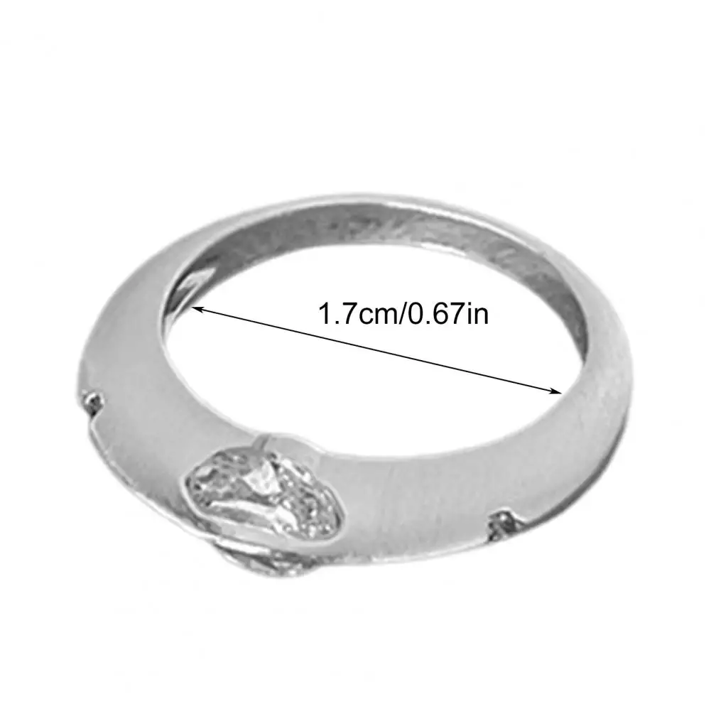 Fidget Spinner Ring Anxiety Spinner Ring with Planet Shape Cubic Zirconia Decor Jewelry Smooth Metal Surface Space Theme Finger