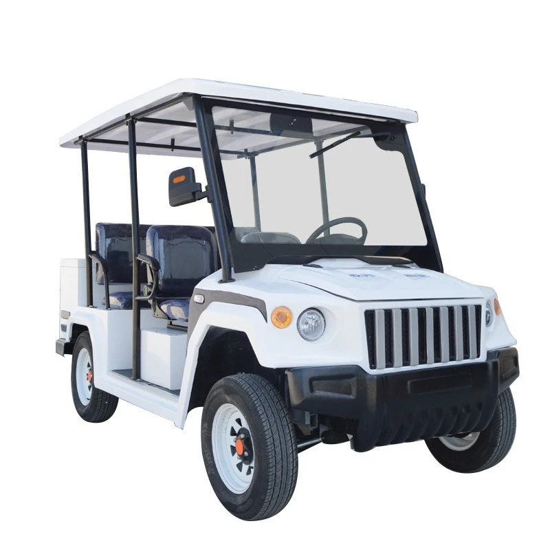 

5-8 seat electric patrol car four-wheeled urban management community property security campus battery patrol car