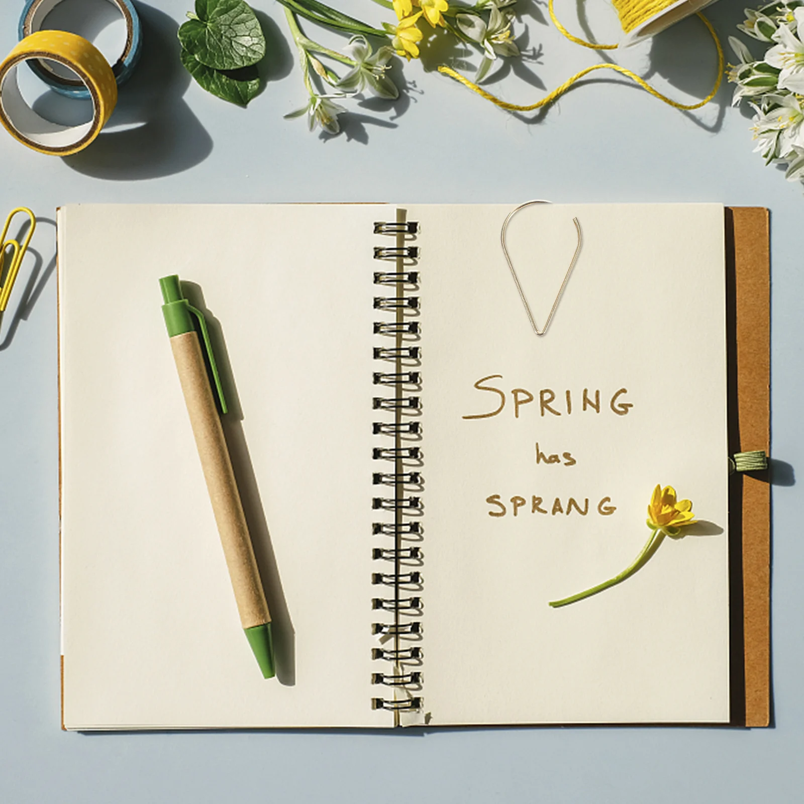 10 قطعة مقاطع المياه المعدنية الزخرفية فاتورة المشبك دبوس فولاذي صغير مكتب ورقة ملاحظة كليب بطاقات الكتاب المقدس مشبك فولاذي صغير #5