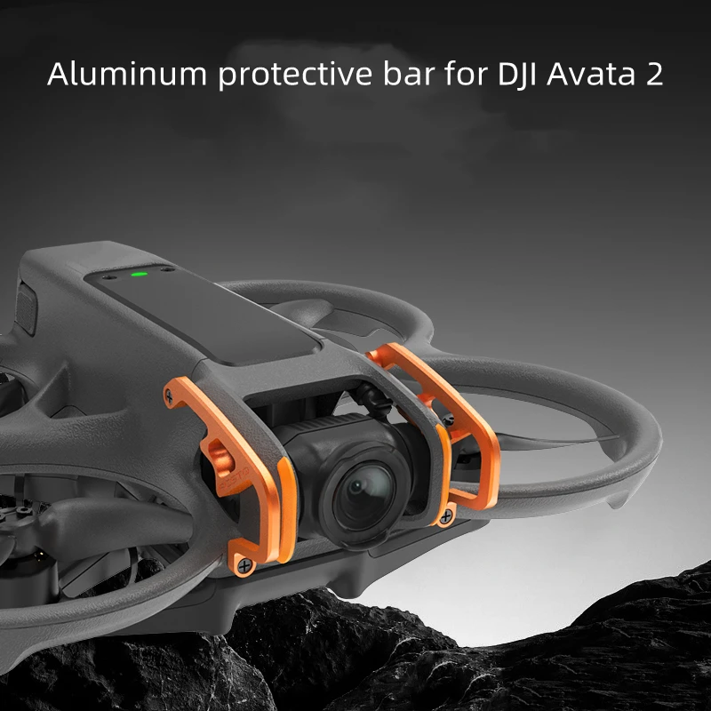 

Crash Bar For Dji Avata 2 Aluminium Crash Bar For Avata 2 Pan Tilt Lens Collision Protection Ring Drone Accessories