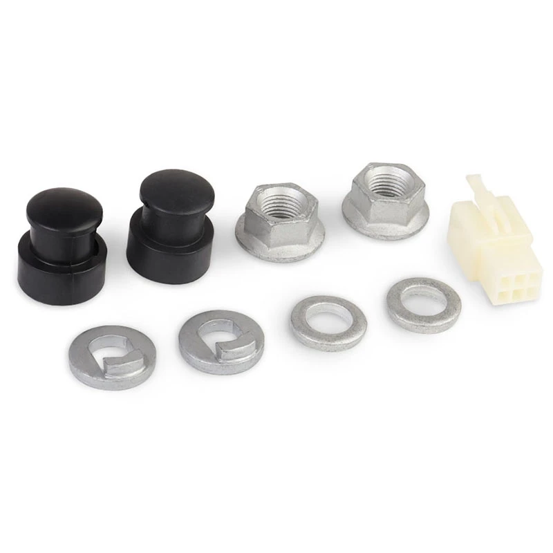 

E-Bike Electric Bicycle Hub Motor Axle M12 Front Lock Nut /Lock Washer /Spacer /Nut Cover with 12mm Shaft