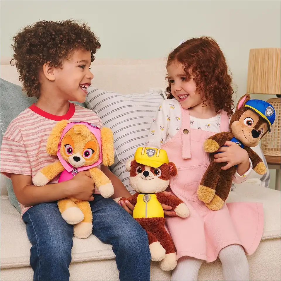 Genuine PAW Patrol Official Chase Skye Marshall Rubble Take Along Buddy Plush Toy Premium Stuffed Animal 13” 30cm Children Gift - 2
