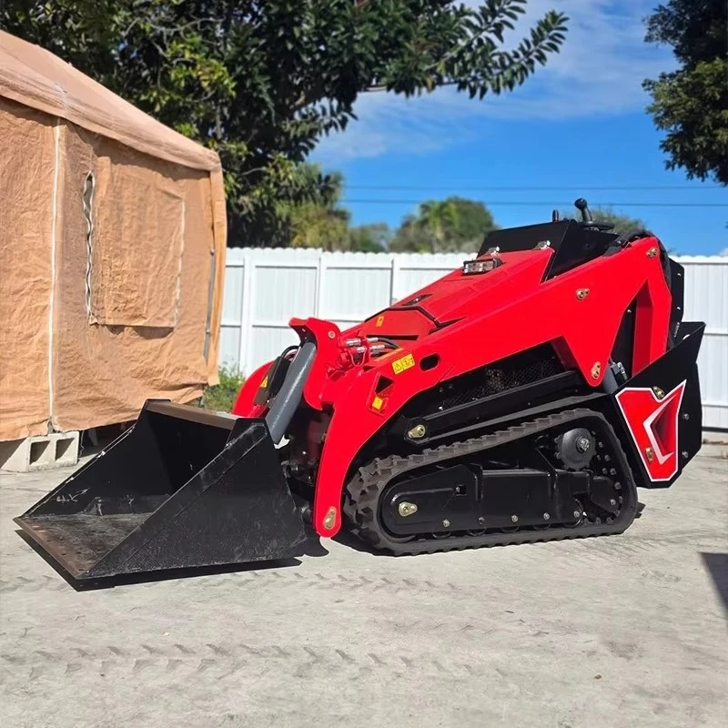Mini Skid Steer Tracked Compac - Stump Grinder Attachment recension och pris