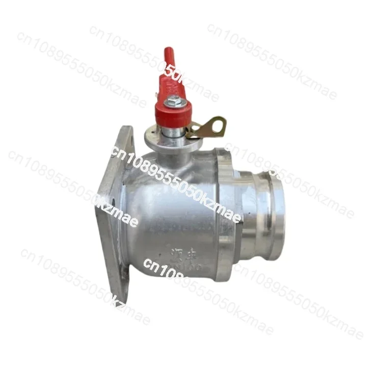 Suitable for 4/6-inch straight through ball valve with outlet aluminum DN100/150 stainless steel ball valve for suction and sewa