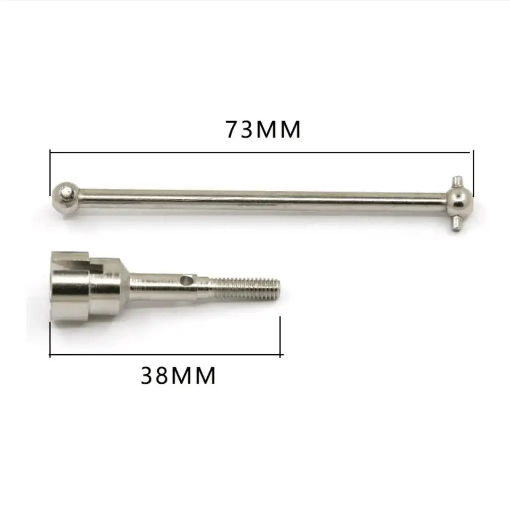 Rc Car Drive Shaft Dog Bone Upgrade Set Strong Metal Replacement Kit for Wltoys 104001 1/10 Rc Buggy High Performance Parts