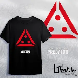 Predator Laser Sights Tshirt, The Predator T-Shirt, Movie Predator Shirt